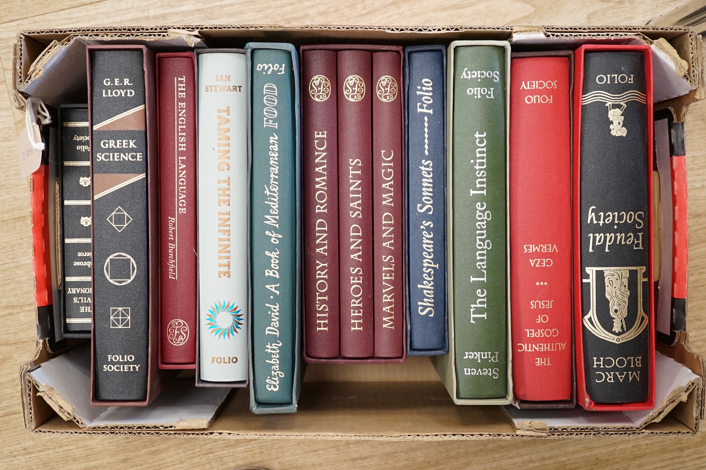Ten folio society editions and a set of techniques of Oriental painting